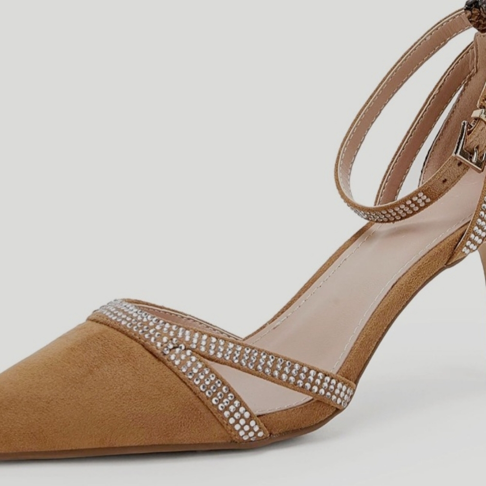 Coutgo Women's Rhinestone Pumps